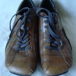 DIESEL MENS BROWN LEATHER OXFORD SHOES SIZE 10