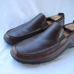 COLE HAAN BROWN LEATHER SLIP ON LOAFERS SIZE 10.5 MEDIUM