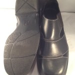 COLE HAAN – NIKE AIR Mens Black Leather Casual Shoes Size 8 M Medium