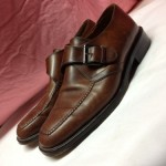 Cole Haan Mens Dress Shoes Size 9.5D Brown Leather Casual Slip On Buckle Loafers