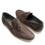 $325 Hugo Boss ITALY Brown Loafers Dress Mens Shoes 11 44 Casual 11.5 44.5 NIB
