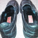 Cole Haan Nike Air Mens Shoes Black Leather 14M Loafers Slip Ons Country