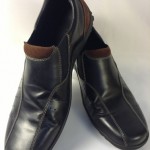 11.5 COLE HAAN VIBRAM Comfort Loafers Black with Brown Suede