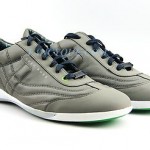 HUGO BOSS GREEN LABEL GILMOUR GRAY SHOES SNEAKERS LEATHER NEW SZ 10 43