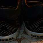 Diesel Exter Men’s Sneakers Leather Lace-up Casual Shoes US 8.5  EUR 41