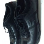 Diesel Footwear Men’s Or Women’s Black Leather Sneaker Evelyn Size 11, Men’s 9