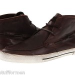 HUGO BOSS ORANGE Santoir Size 13 M (46) Brown Leather Boat Sneakers Mens Shoes