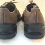 COLE HAAN COUNTRY 10.5 Tan leather NIKE AIR oxford shoe