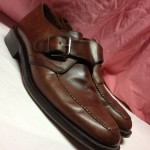 Cole Haan Mens Dress Shoes Size 9.5D Brown Leather Casual Slip On Buckle Loafers