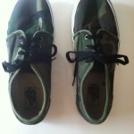 Used Mens Camouflage Vans Shoes Size 10