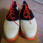 Cole Haan Lunar Grand Saddle Orange 8.5 lunargrand 8.5