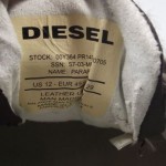 DIESEL Parapat Men’s Shoes Size 12 Chocolate / Mudd
