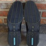 SZ 10.5 COLE HAAN NIKE AIR BLACK LEATHER LOAFERS EC