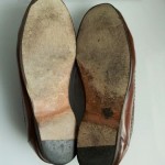Men’s Cole Haan Bragano Brown Woven Leather Slip On Loafers ITALY Size 11M