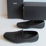 HUGO BOSS MENS DOVRO US Black  . Size 7