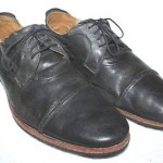 MENS TIMBERLAND BOOT COMPANY WODEHOUSE CAP TOE BLACK SHOES 12 M