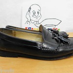 Cole Haan City Mens Black Leather Tassel Loafers Shoes 8.5 E