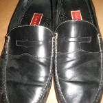 COLE HAAN slip on casual penny loafers black sz 10.5M all leather comfort sole