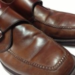 Cole Haan Mens Dress Shoes Size 9.5D Brown Leather Casual Slip On Buckle Loafers
