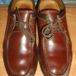 COLE HAAN ~ MENS BROWN DISTRESSED LEATHER DRIVING SHOES 8.5M ~ COMFY!
