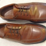 Excellent Cole Haan Men’s Brown Leather Oxford Lace up Shoes Nike Air Size 9 M