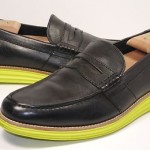 Cole Haan ‘LunarGrand’ Penny Loafer Black/Volt size 9.5
