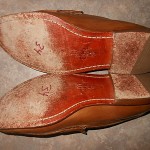 Cole Haan Mens Tan Leather Penny Loafers Size 10 M