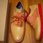 Men’s COLE HAAN Lunargrand Sz 11.5 SADDLE Shoes NEW RED/TAN