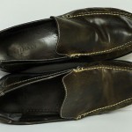 COLE HAAN Dark Brown Leather Slip-On Loafers – US 10.5 M