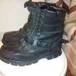 ralph lauren polo boot boots size 7.5 black fashion hiker timberland jordan nike
