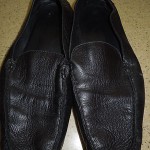 HUGO BOSS Soft Black Leather Loafers SZ. 11M