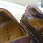 COLE HAAN NIKEAIR MENS BROWN LEATHER SLIP ON SHOES, 11M