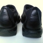 Mens Timberland Shoes Size 8 M Black Leather Slip Ons Smart Comfort System EUC