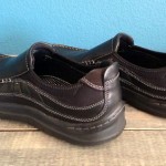 Clarks AXL Slip-On Loafers – Black Leather Shoes – Men’s US 11