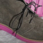 Cole Haan Lunargrand Chukka Grey Suede/Pink Sole C11186 Size 9M $248+ Retail