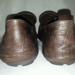 Cole Haan Embossed Croc Brown Leather Loafers Mens Shoes