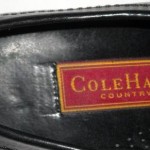 COLE HAAN NIKE AIR SHOES LEATHER MEN’S  BLACK TUMBLE WAX  STITCH OXFORDS SZ 10.5
