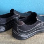 Clarks AXL Slip-On Loafers – Black Leather Shoes – Men’s US 11