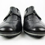 Cole Haan Nike Air Slip On Velcro Casual Loafer Sneaker Black Leather #7430 10.5