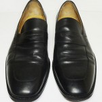 COLE HAAN Black Leather Classic Slip-On Loafers – US 10.5 M