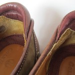 Cole Haan Nike Air Nubuck Leather Synthetic Sole Brass Shoes Loafers SZ 7 M