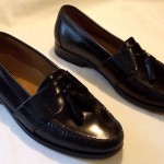 COLE HAAN BLACK LEATHER TASSEL LOAFERS SIZE 8 M EXCELLENT!