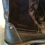 punk boots Brand new Diesel Military Goth Gothic Rocker Rock Black 8.5 Mens HOT!