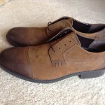 NEW Clarks Mens Brown Leather Oxford Shoes Size 11 (Wallace)