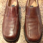 CLARKS  Leather  Moccasin Shoes Color: Brown  Size: Men’s 10w