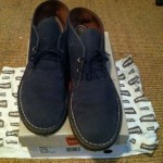 Clarks Original Desert Boot Navy Canvas