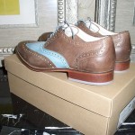 SALE! Cole Haan Mens US10 Air Colton Casual/Dress Wingtip Oxford Brown/Blue Nike