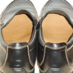 Men’s Cole Haan Black Leather w/Tan Top Stitching Comfort Slip-Ons Sz 8 1/2-9M