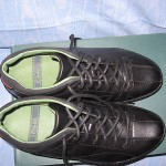 CLARKS CELICA BLACK LEATHER SHOES MEN’S 8M