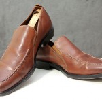 COLE HAAN LOAFER Slip-On Casual Dress Shoe 11 M Brown Leather APRON TOE C06402